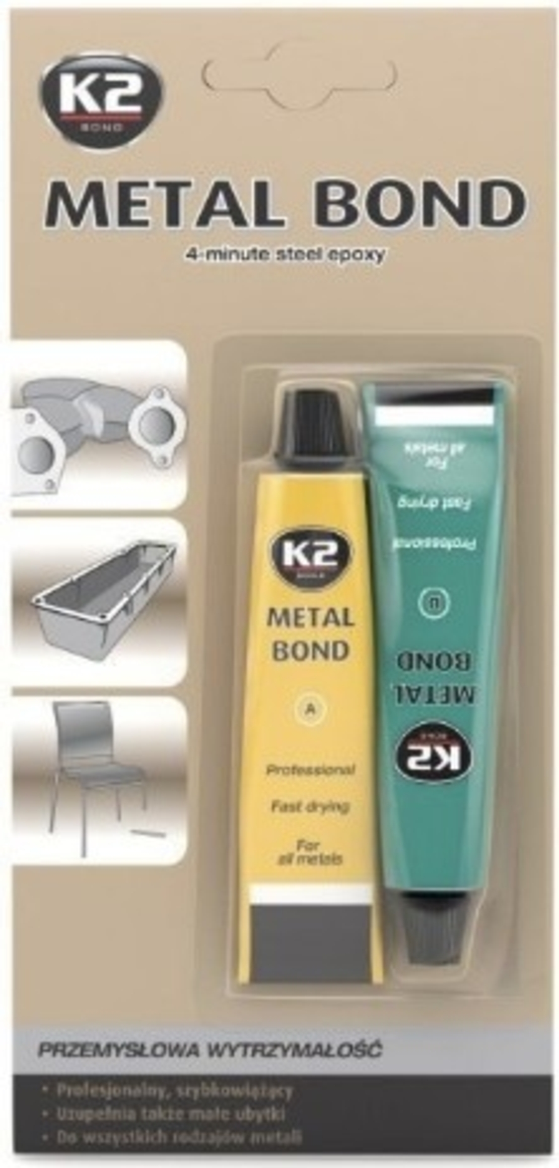 METAL BOND - Adeziv bicomponent special pentru metal 56,7gr.- tub