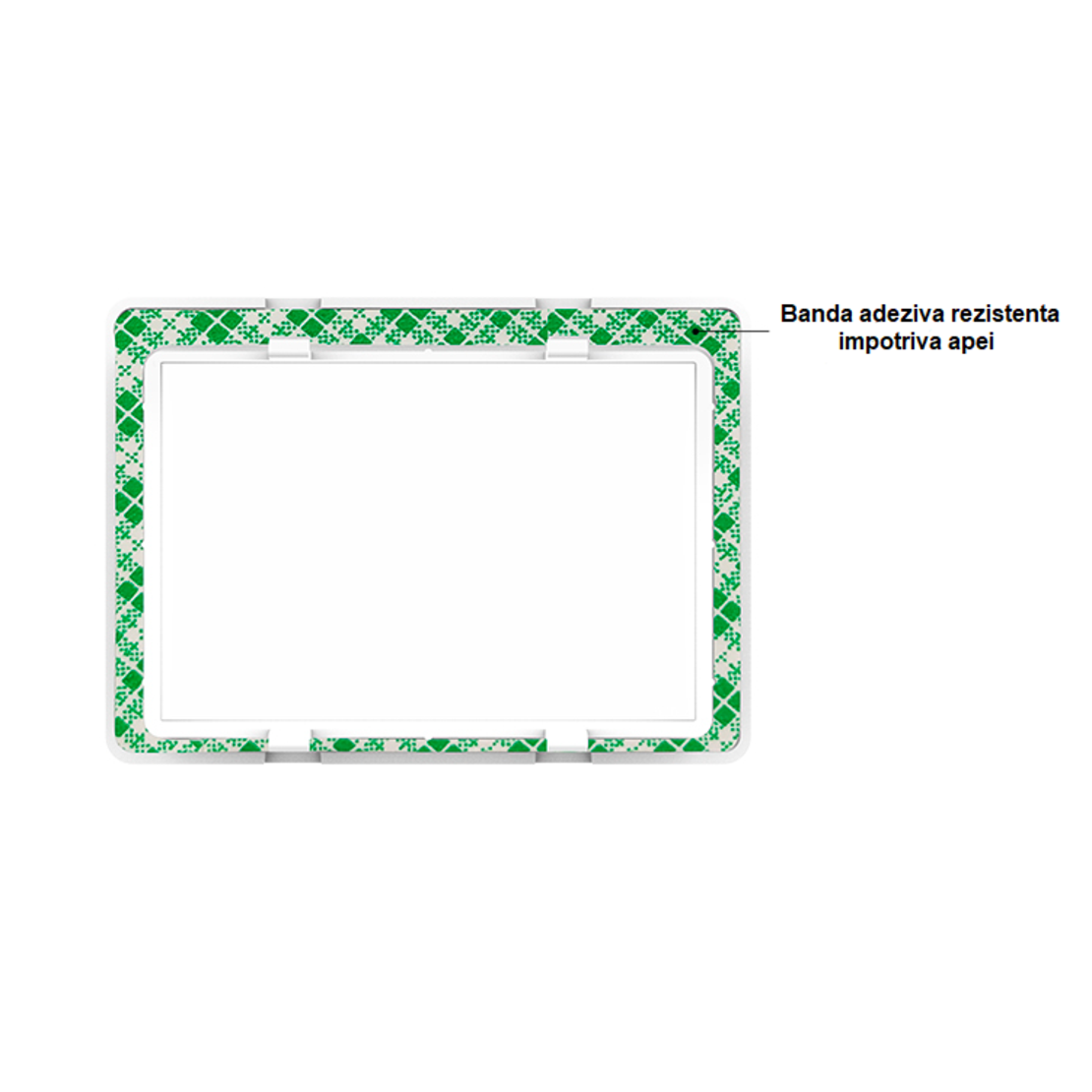 Capac de protectie rezistent la apa pentru prizele LIVOLO din sticla, Italian, 3M