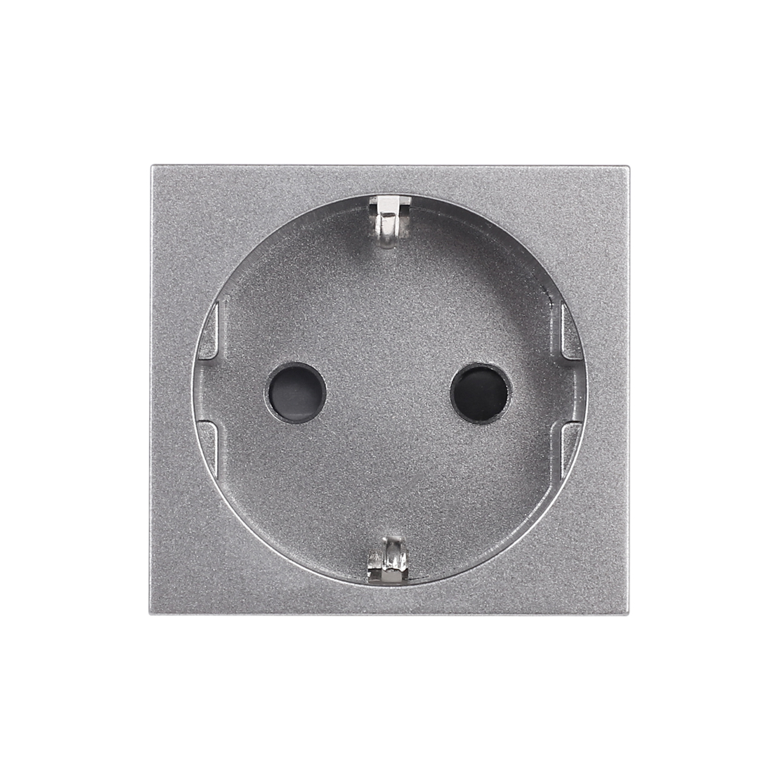 Modul Priza Schuko 2M Luxion, Standard Italian, gri