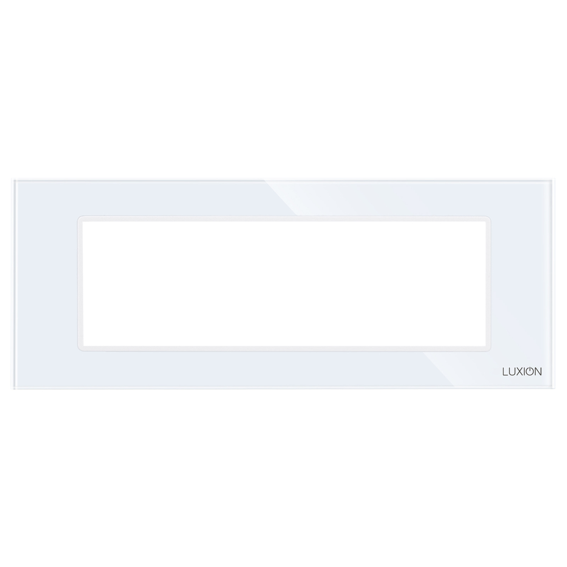 Rama din Sticla Securizata cu Suport 6M LUXION, Standard Italian, alb