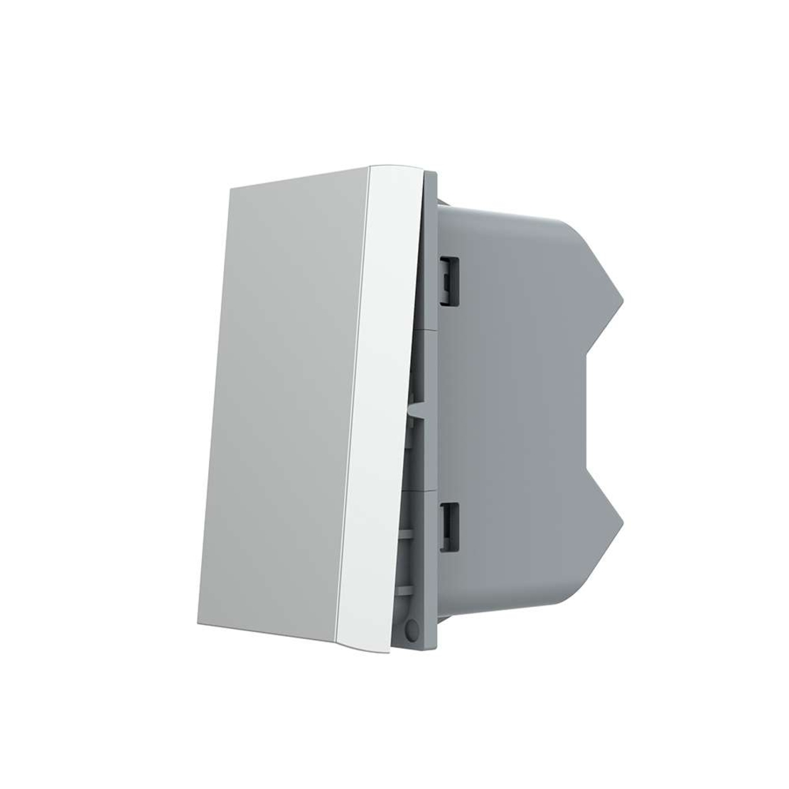 Modul Intrerupator Simplu Mecanic Cap Cruce LIVOLO, gri