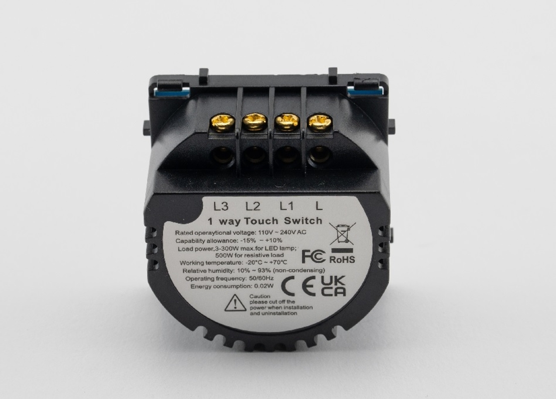 Modul Intrerupator Triplu din Silicon cu Touch LUXION