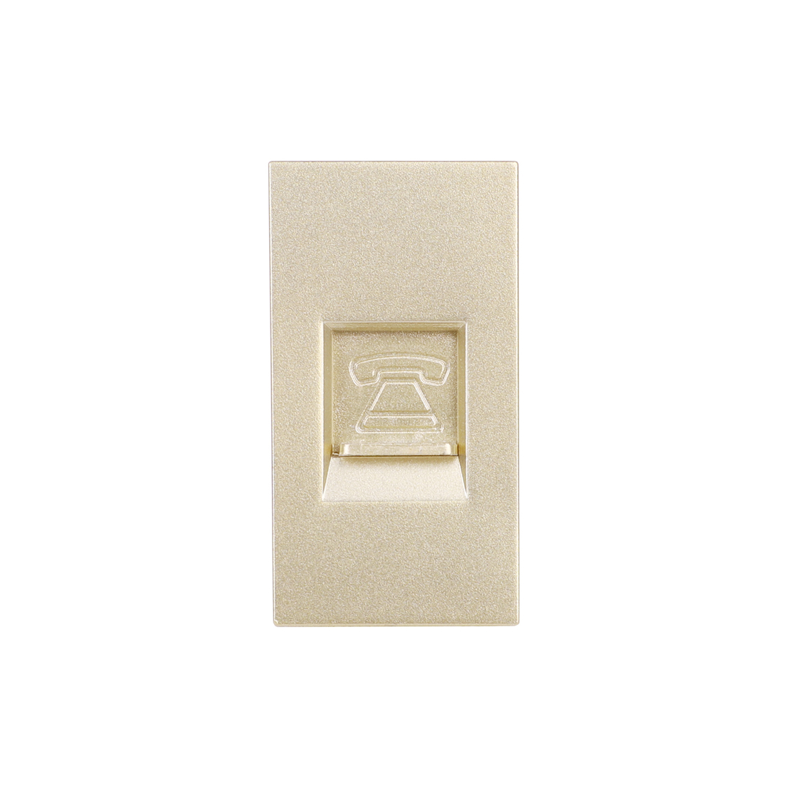 Modul Priza Telefon 1M LUXION, Standard Italian, auriu