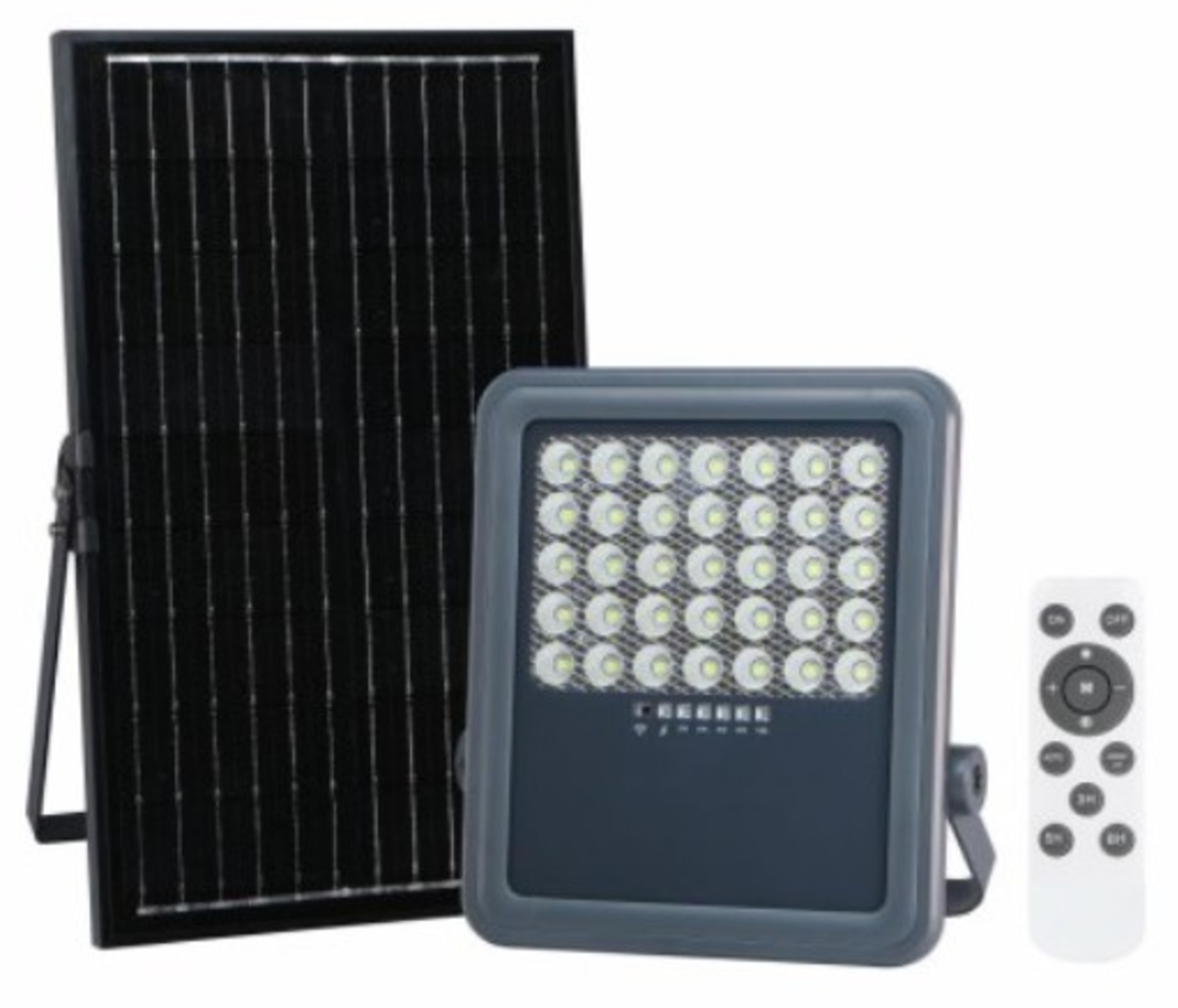 Proiector led SMD cu Panou Solar si telecomanda - 200W/6500k