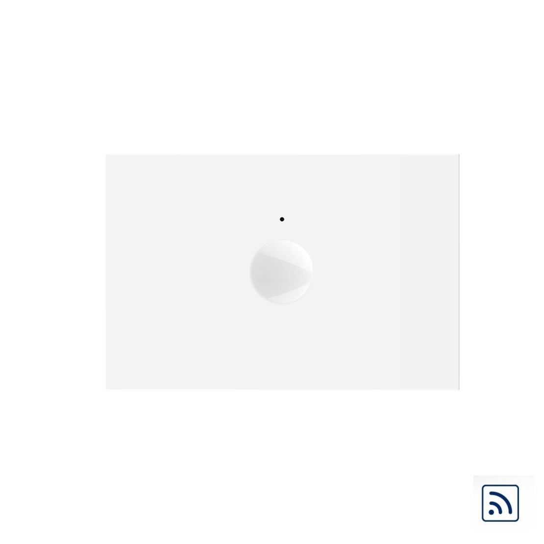 Modul intrerupator simplu wireless cu touch Livolo standard Italian, Serie noua, alb