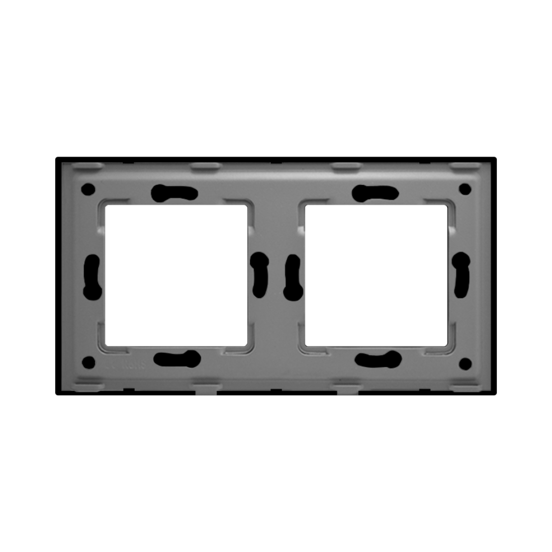 Rama Dubla LUXION Din Sticla, negru