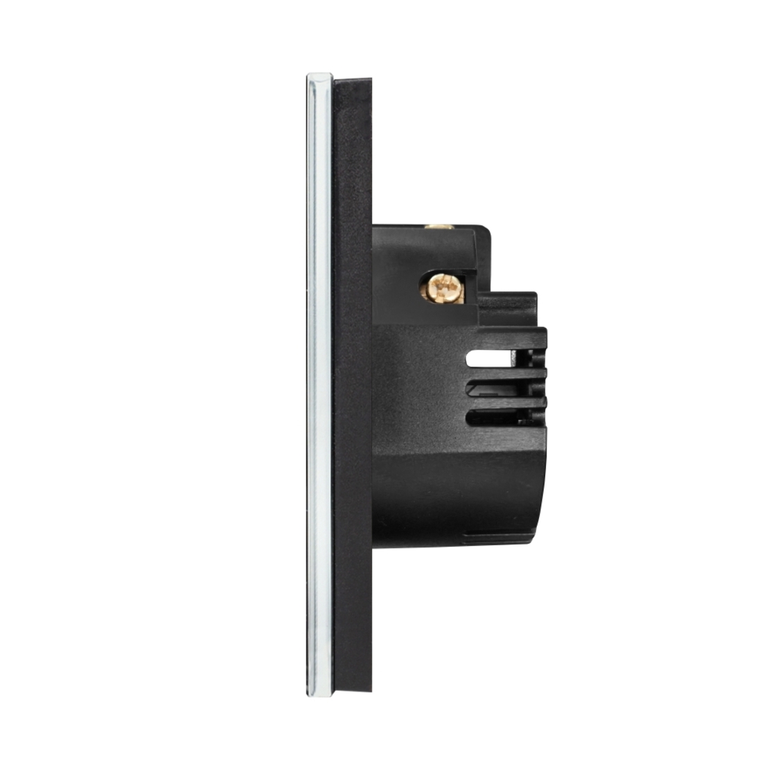 Intrerupator Rulouri cu Touch din Sticla LUXION, Protocol Zigbee Tuya, negru