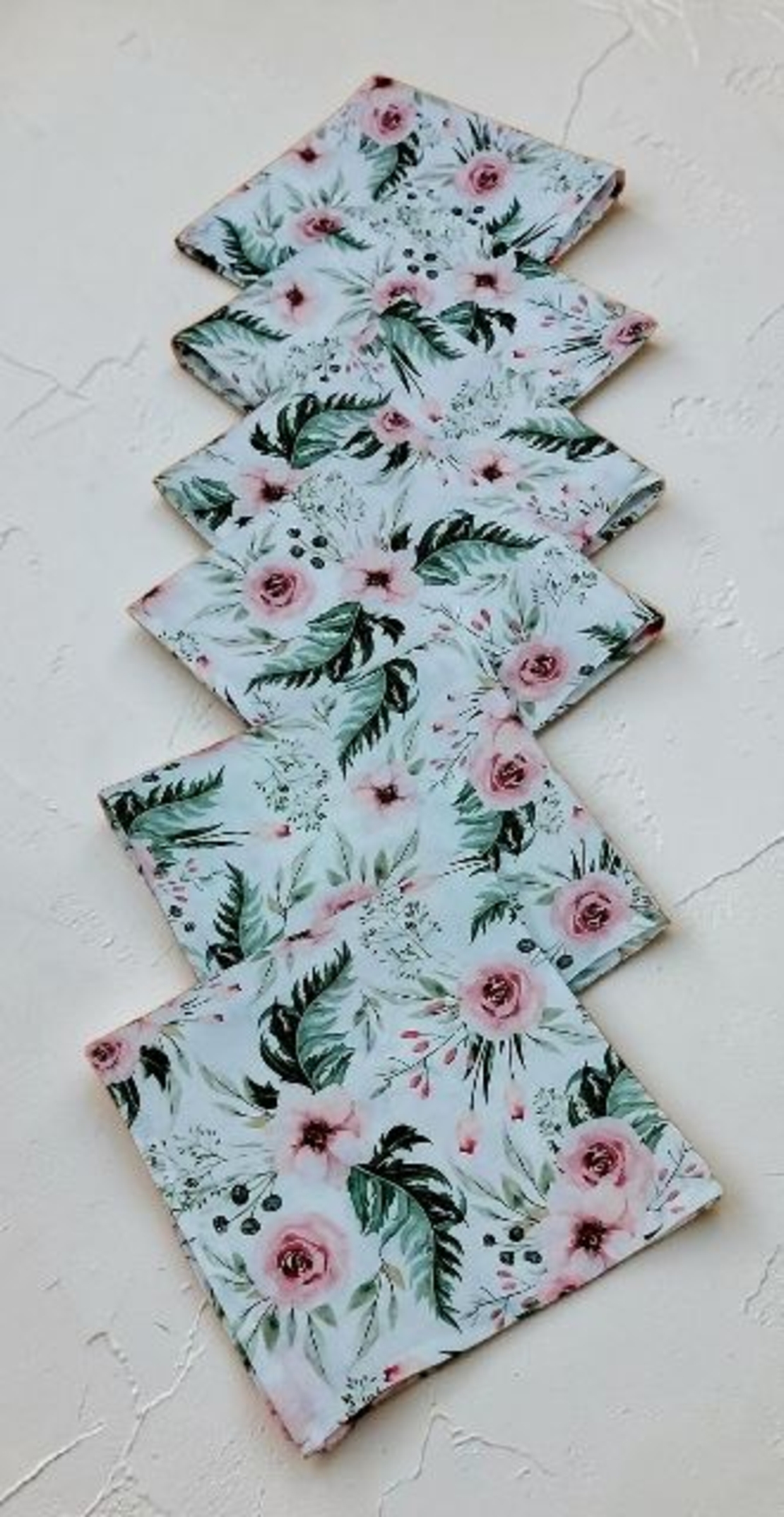 Şervete decorative masă Rosa-set 6 bucăţi