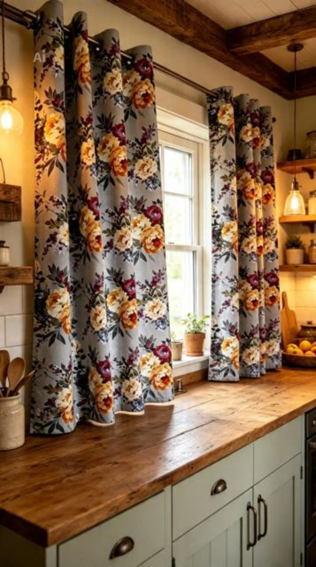 Set draperii RM RoseGarden-UNICAT