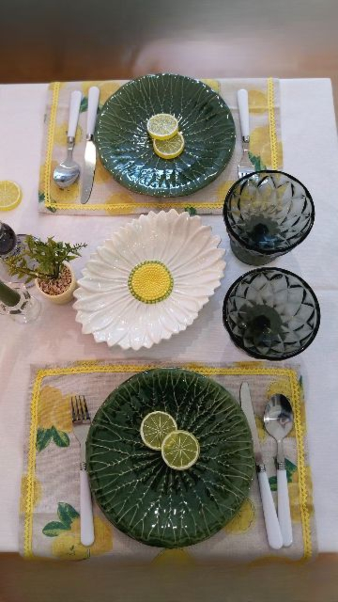 Set şervete bumbac  Lime-4 buc.