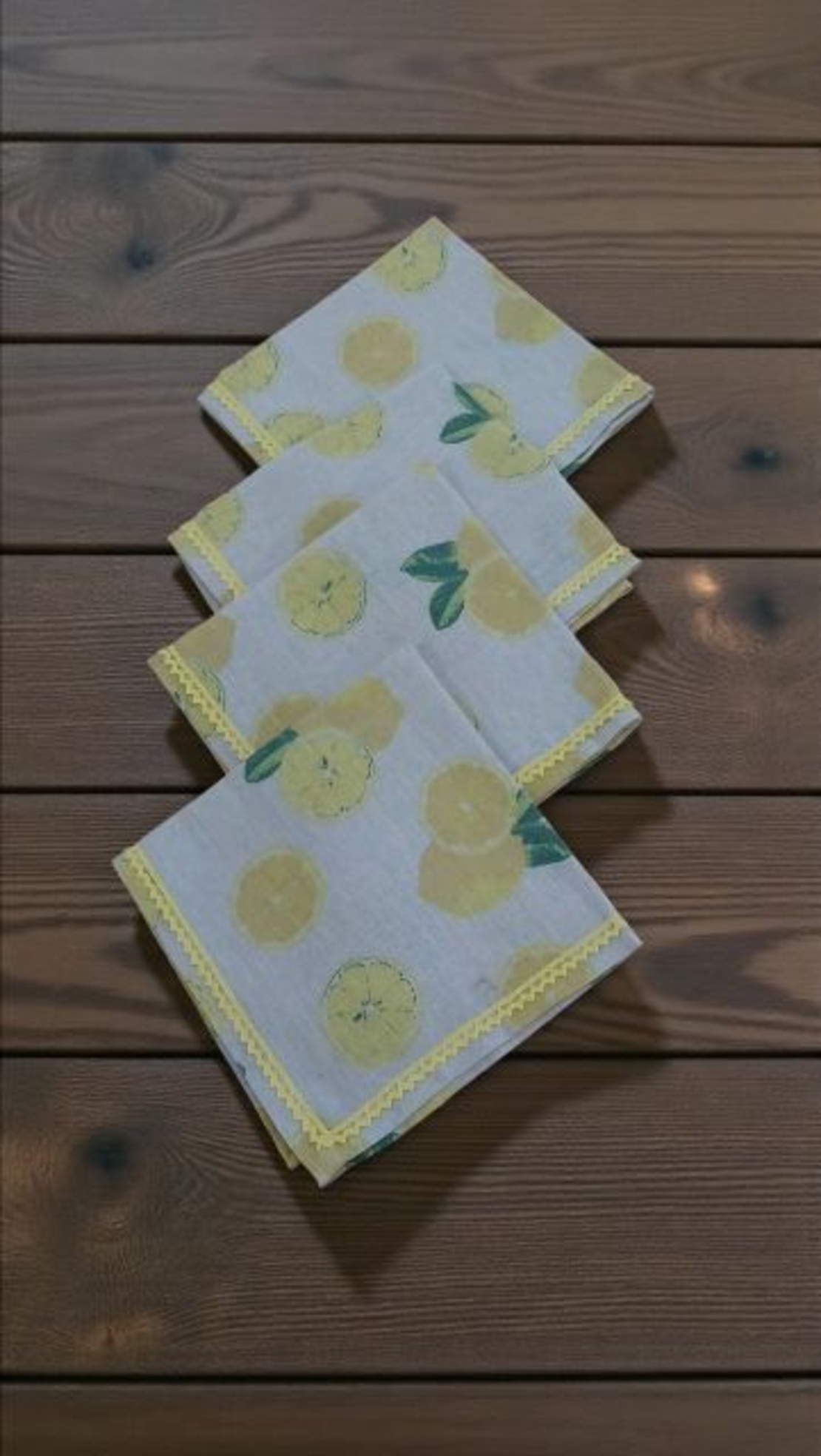 Set şervete bumbac  Lime-4 buc.