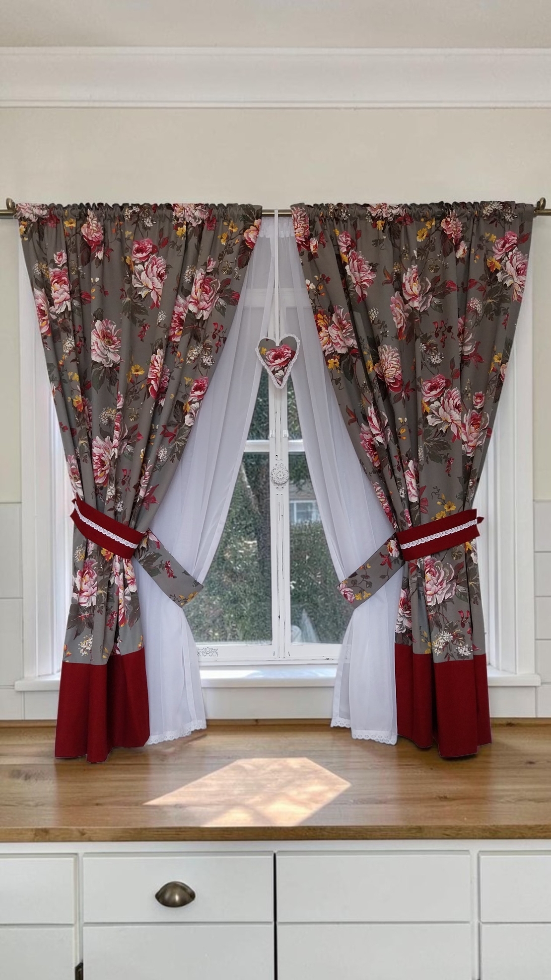 Set RM perdea + draperii Orhideea-UNICAT
