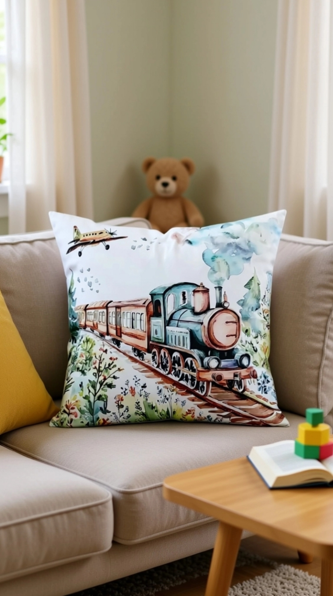 Faţă de pernă Train