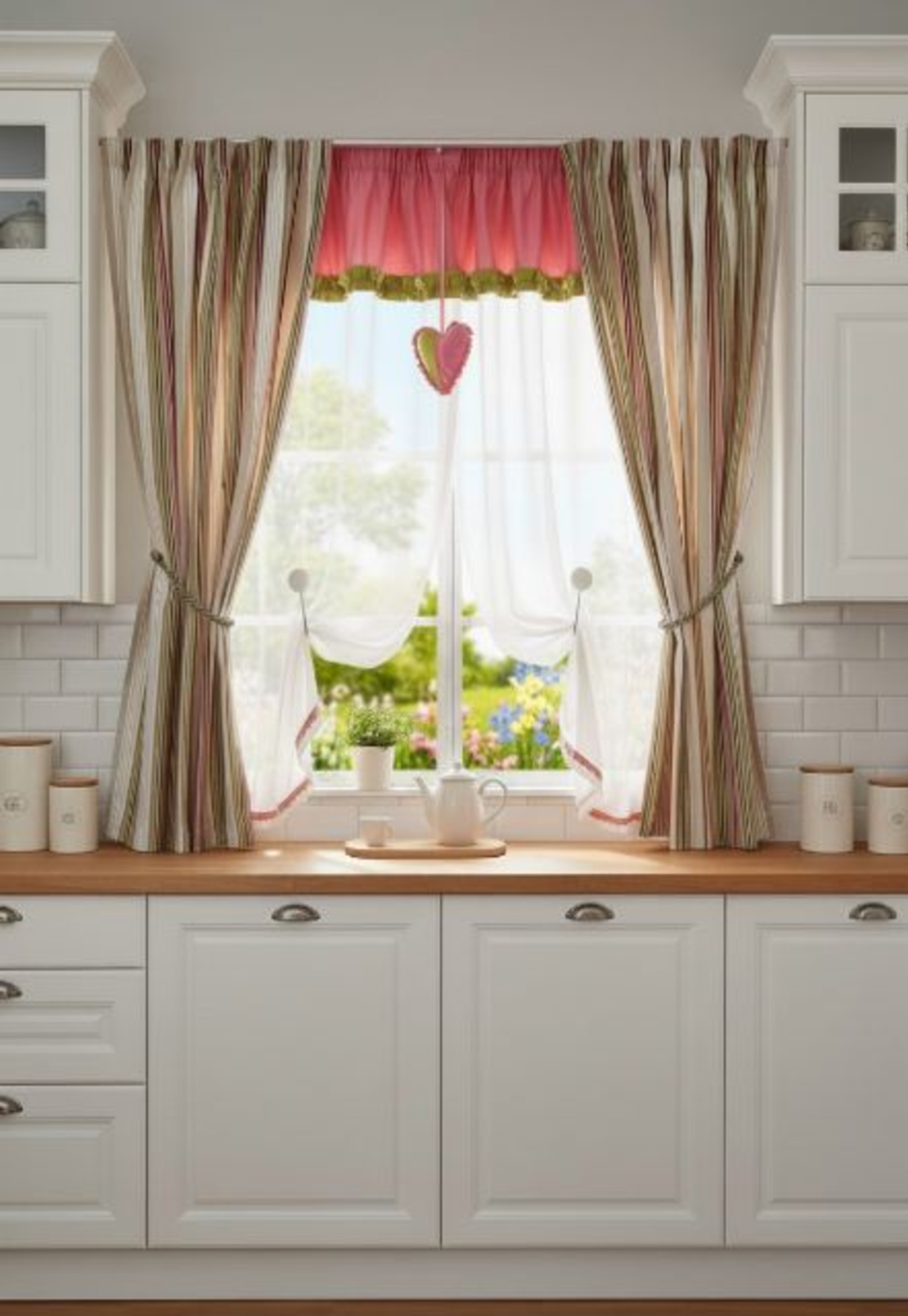 Set perdea şi draperii ROSINE-UNICAT!