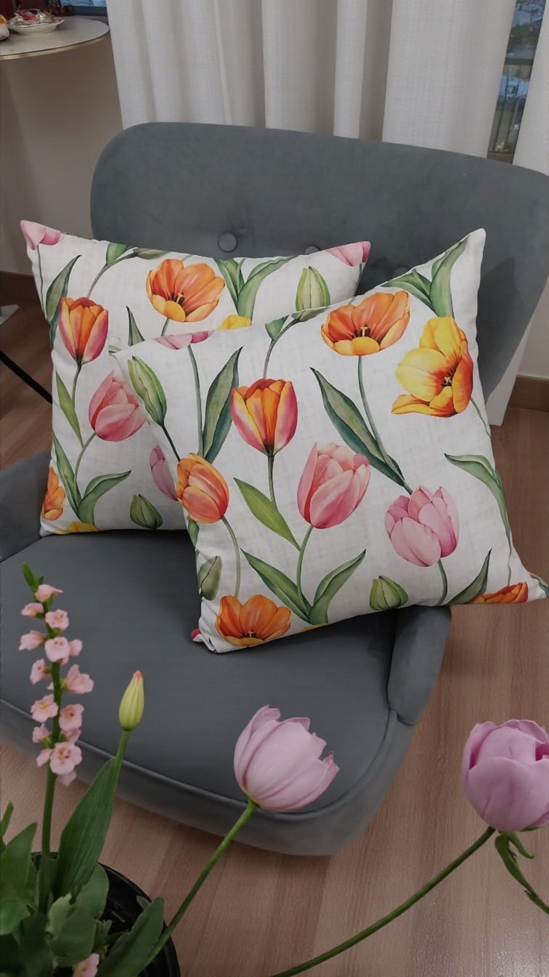 Față de pernă Tulip
