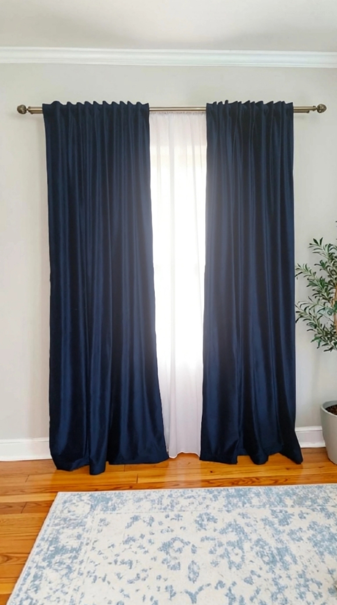 Draperii catifea Select albastru închis