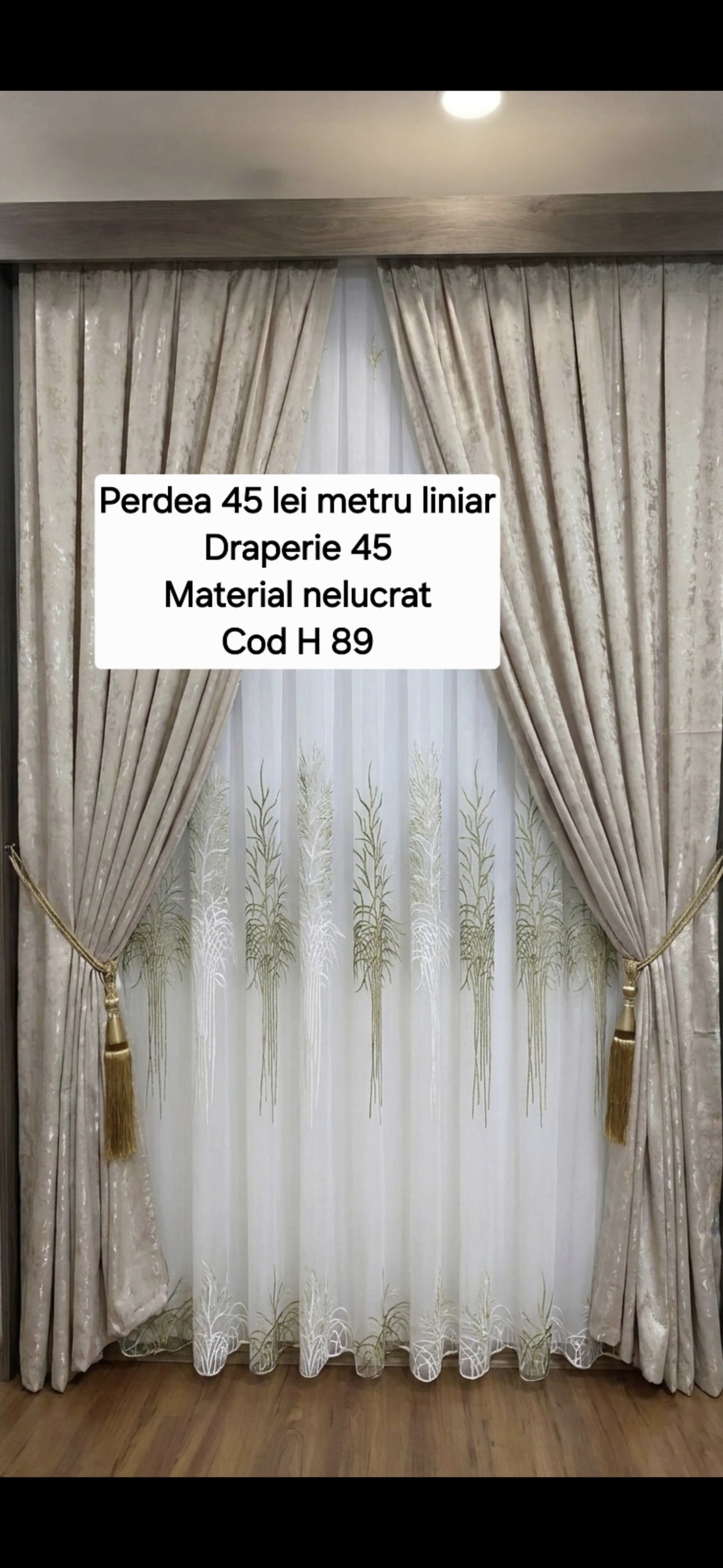 Set perdea și draperie