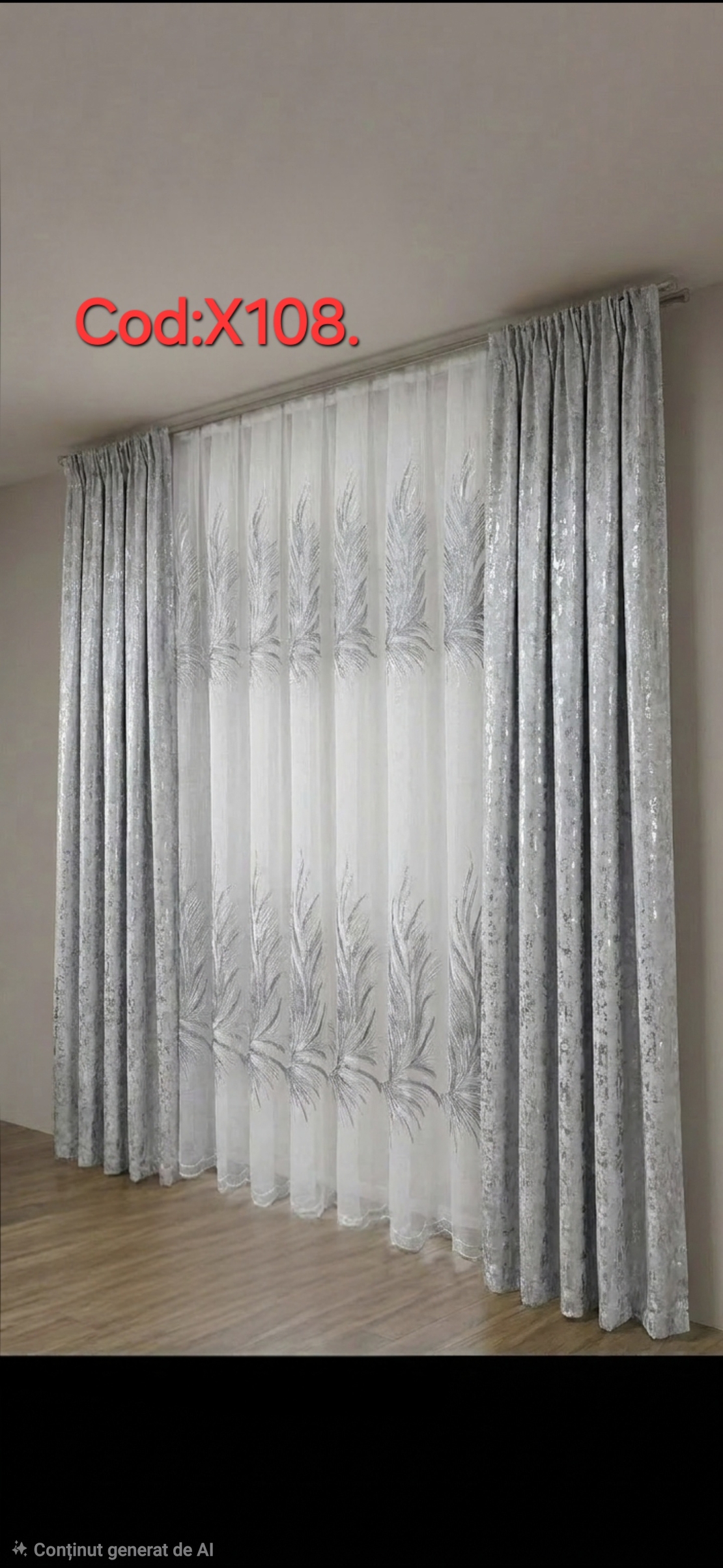 Set perdea +draperie
