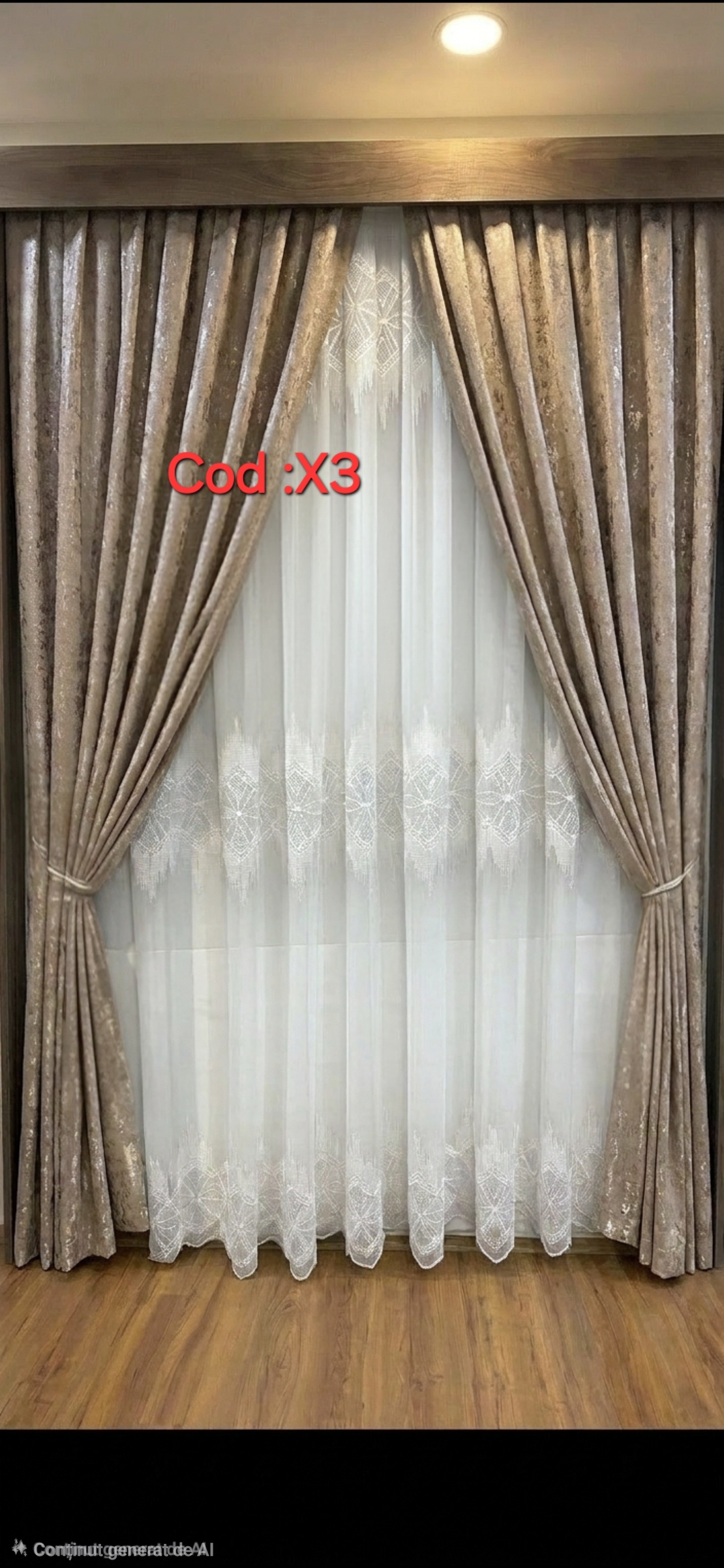 Set perdea +draperie
