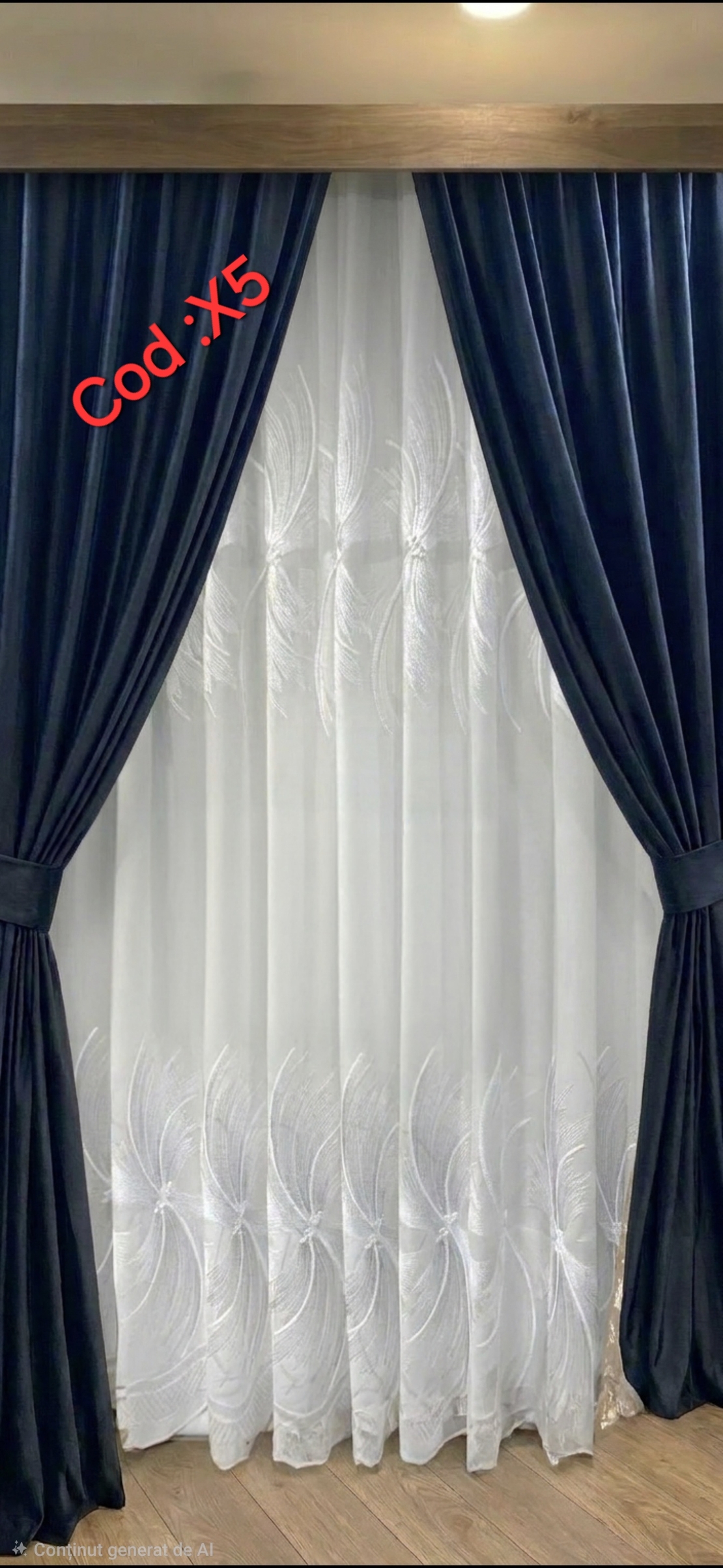 Set perdea +draperie