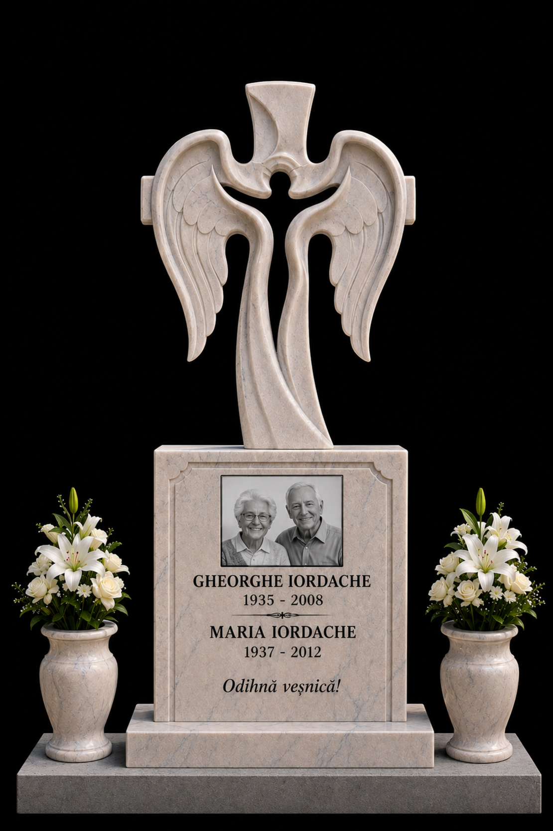 MAR-1968 CRUCE MARMURA CU ARIPI