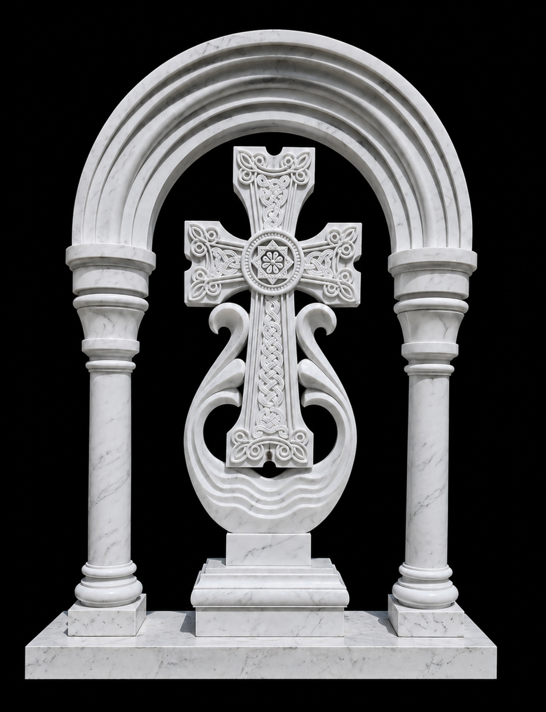 MAR-1996 MONUMENTCU SCULPTURA MARMURA ALBA