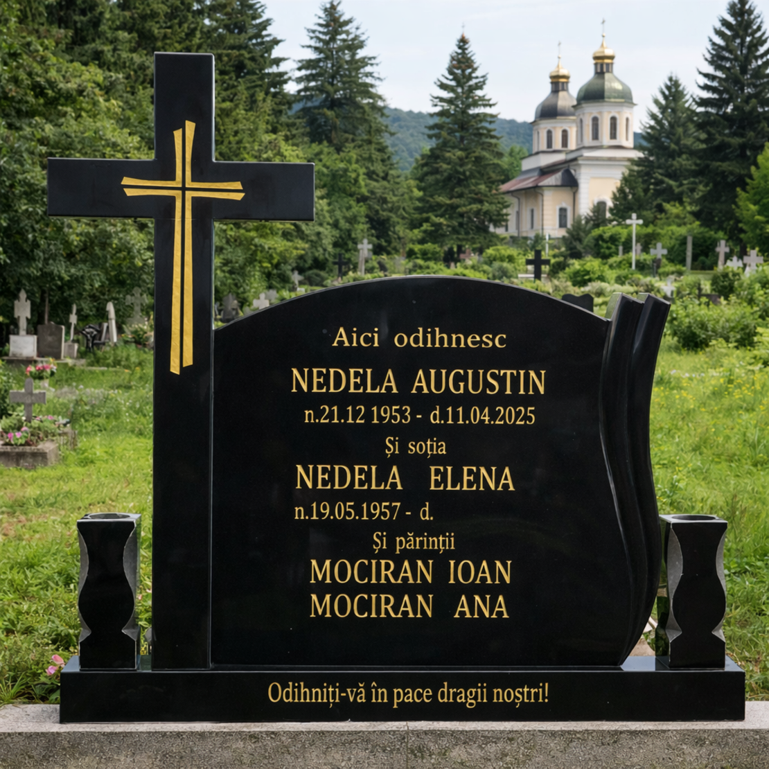 GRA-1819  Cruce granit negru