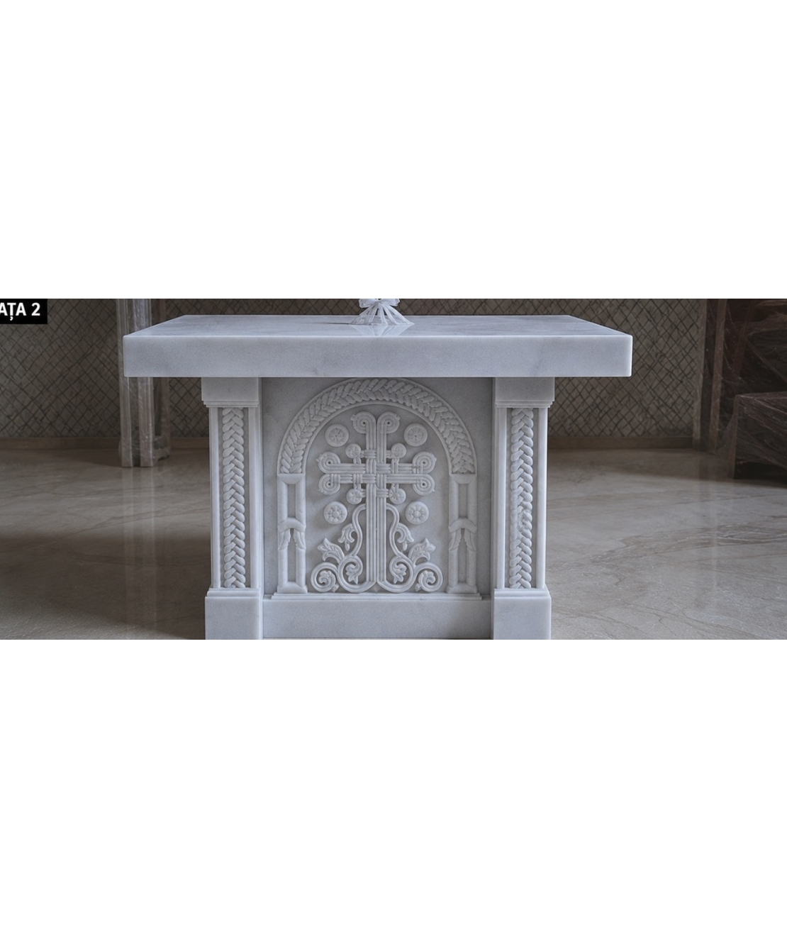 DIV-2048 MASA ALTAR DIN MARMURA MASIVA