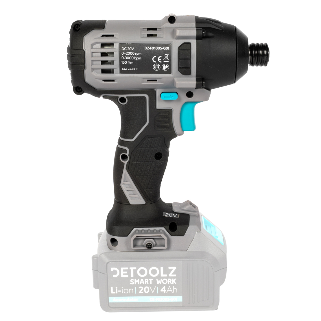 Masina de insurubat cu impact 20V, cuplu maxim 150 Nm, mandrina hexagonala 1/4