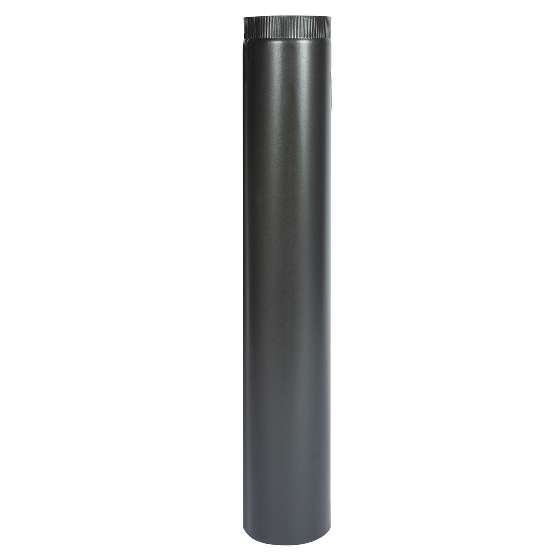 Burlan pentru soba pe lemne, 90 cm, ø150mm, Gri mat