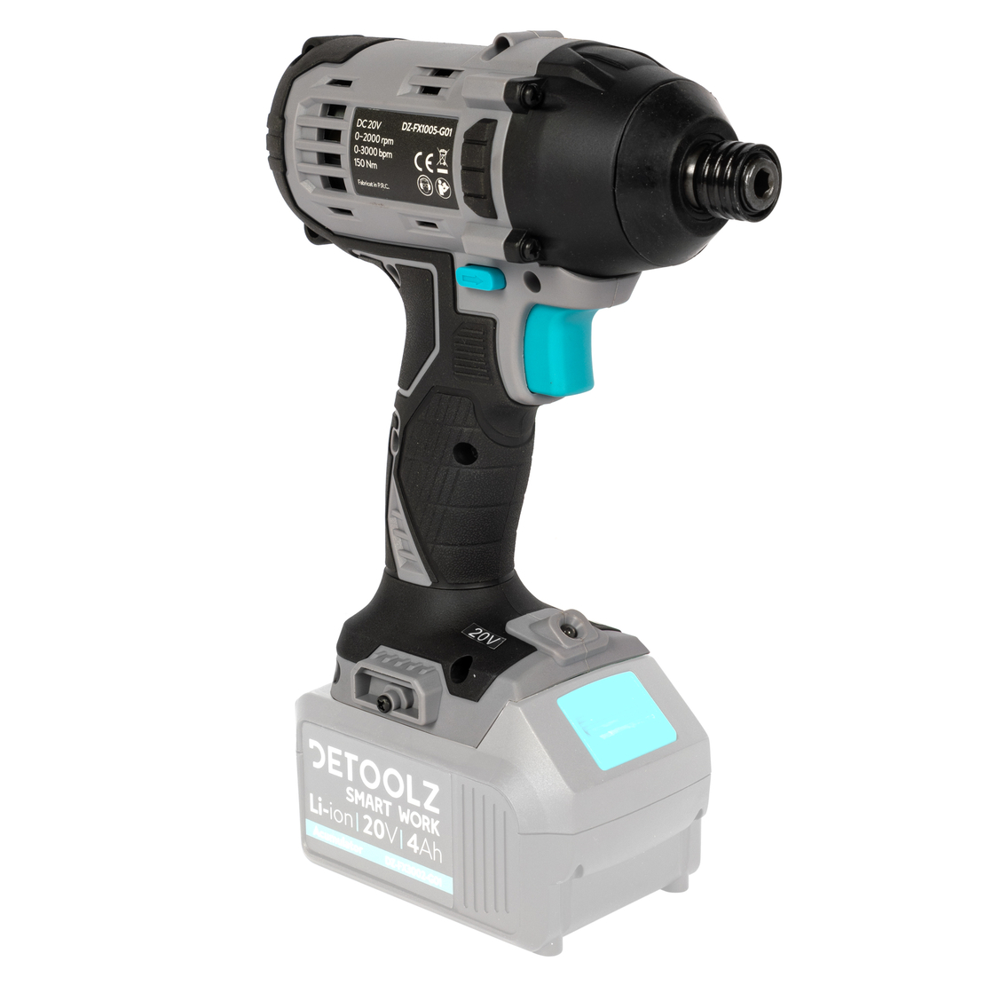Masina de insurubat cu impact 20V, cuplu maxim 150 Nm, mandrina hexagonala 1/4