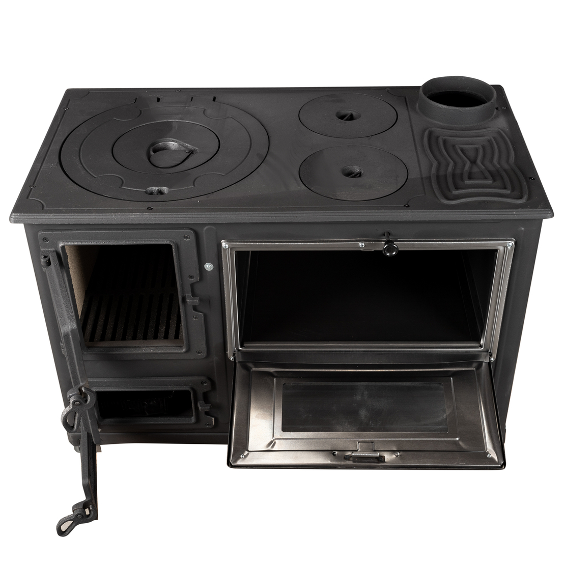 Soba pe lemne 6.7kW Fantazia Lux, cos dreapta