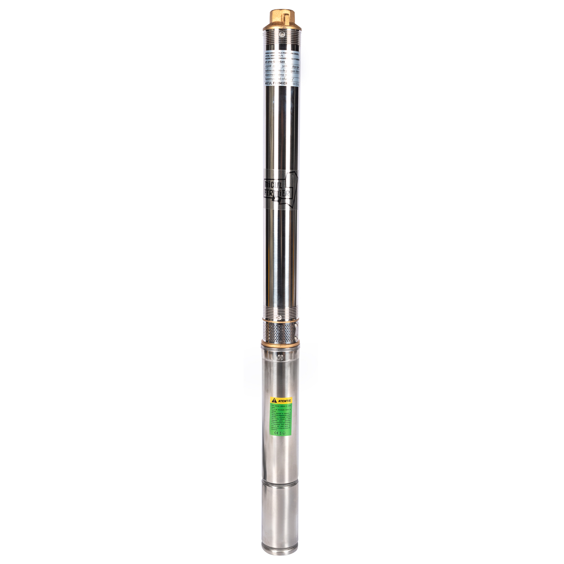 Pompa submersibila pentru apa curata Micul Fermier, 0.75KW, debit 3600l/h, inaltime maxima pompare 80m, 17 turbine