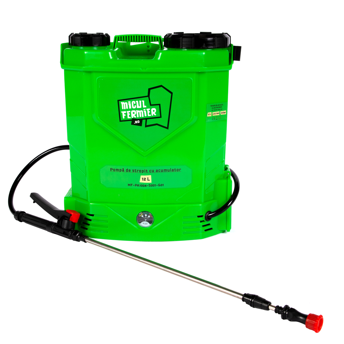 Pompa de stropit cu acumulator, Micul Fermier 12L