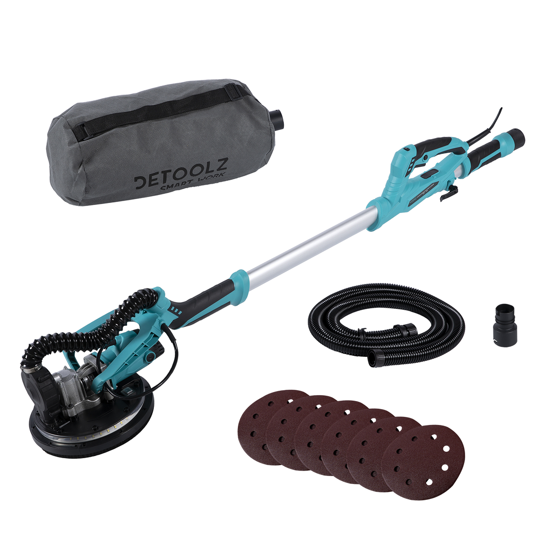 Slefuitor pentru perete extensibil cu aspirator Ø215 750W