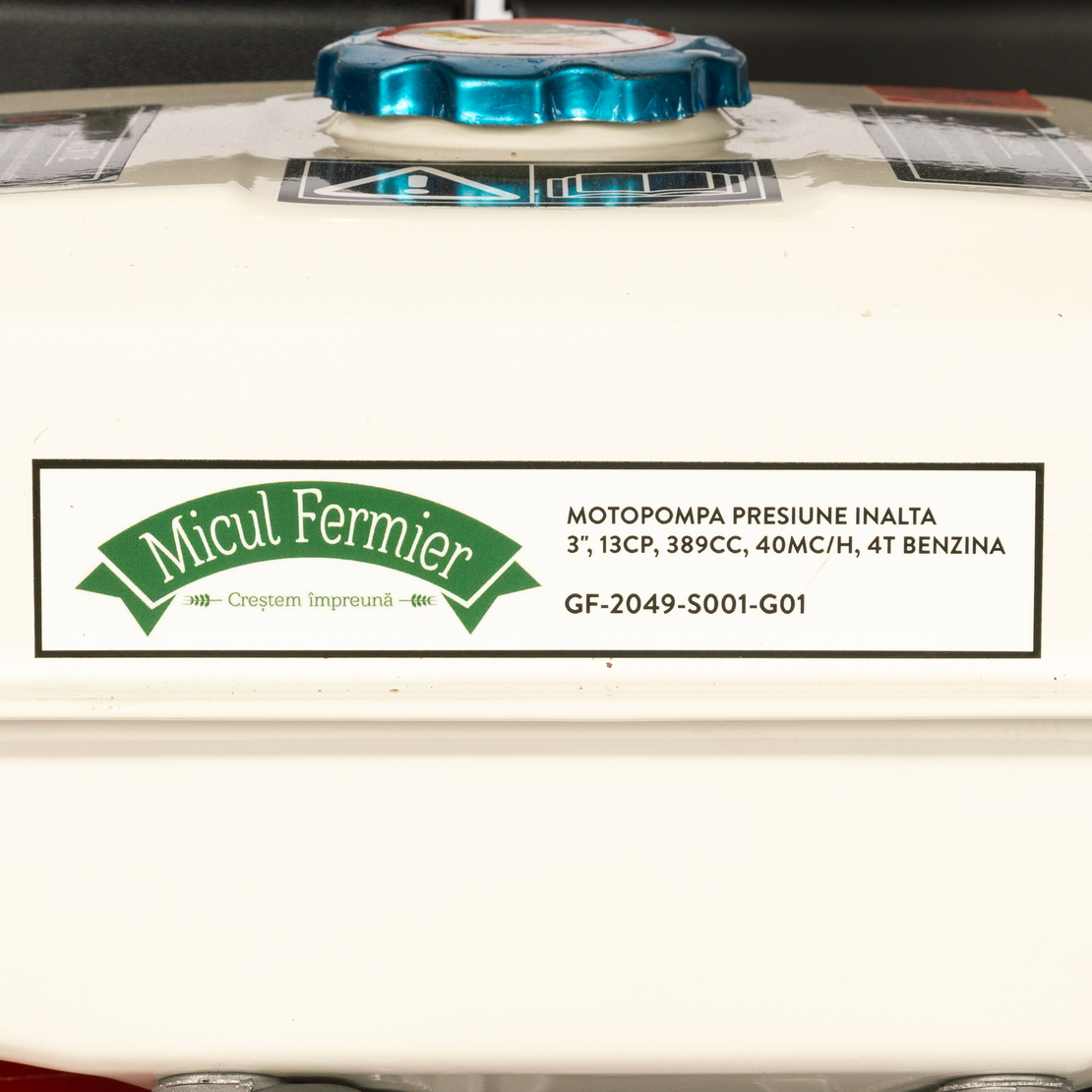 Motopompa Micul Fermier 13CP 389cc, benzina 4T, racord 2.5