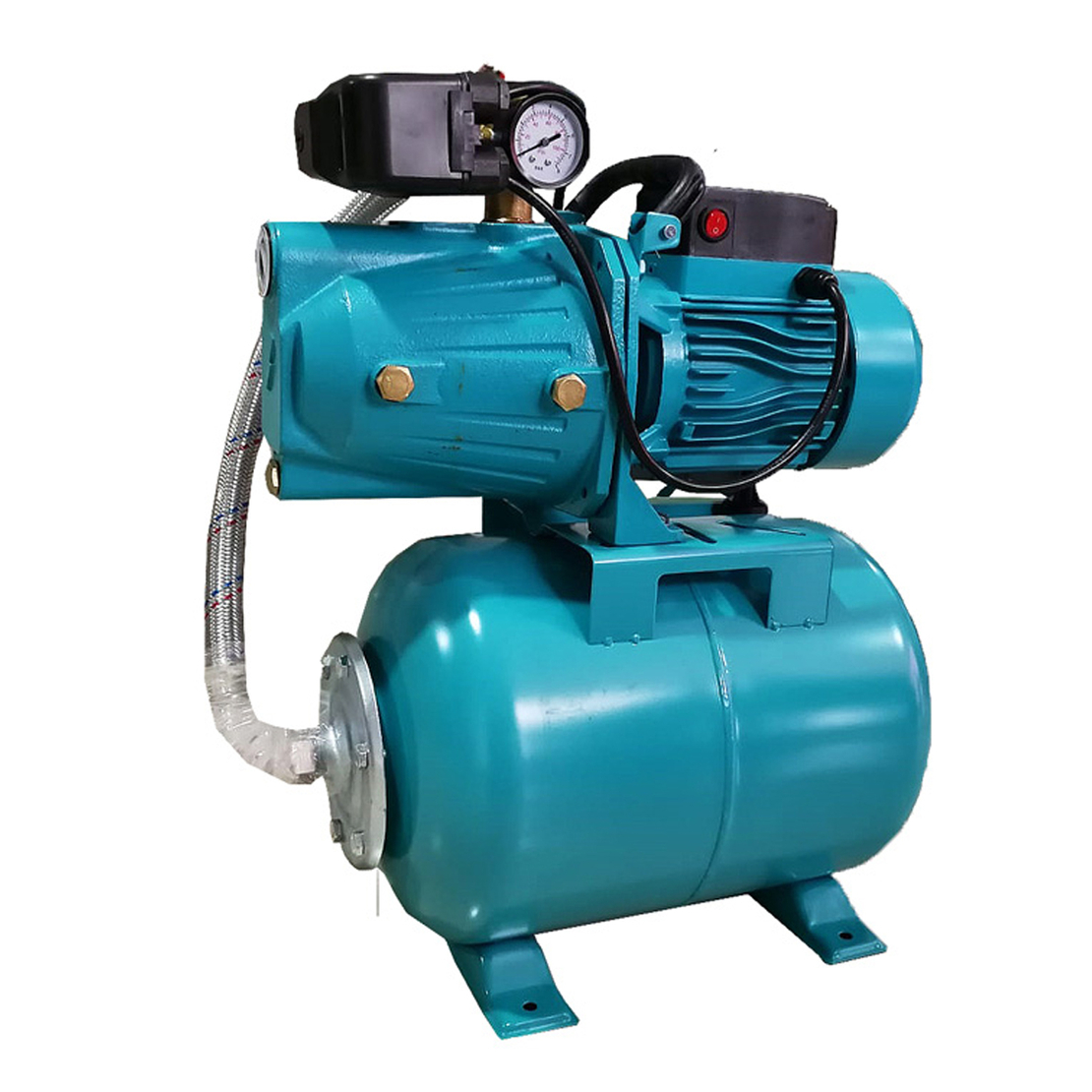 Hidrofor Detoolz 0.75 kW, debit 3300l/h, inaltime de pompare 45m, carcasa pompa fonta, volum butelie 24 litri
