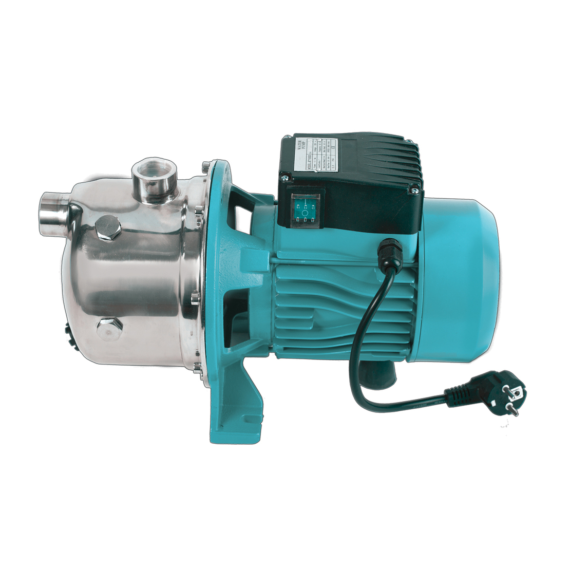 Pompa de suprafata Detoolz 0.75 kW, debit 3300l/h, inaltime de pompare 45m, carcasa pompa inox