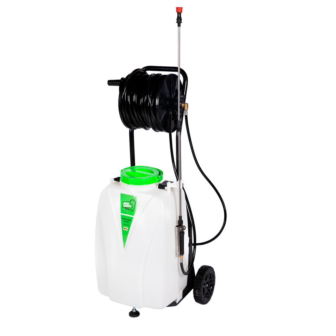 Pulverizator cu acumulator Micul Fermier, volum 40 litri, cu roti