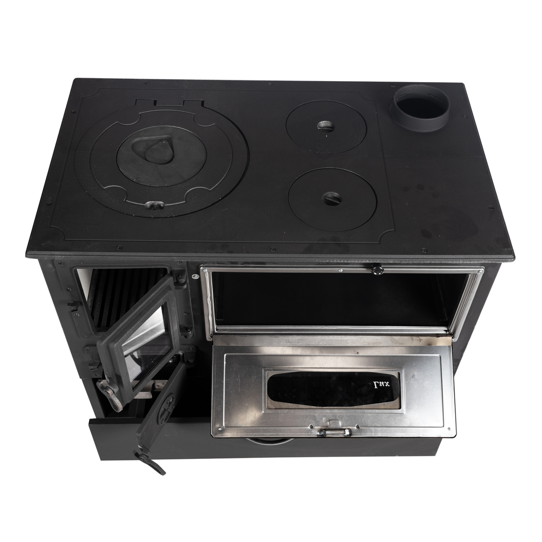 Soba pe lemne 9kW Grand Fantazia Lux, cos dreapta