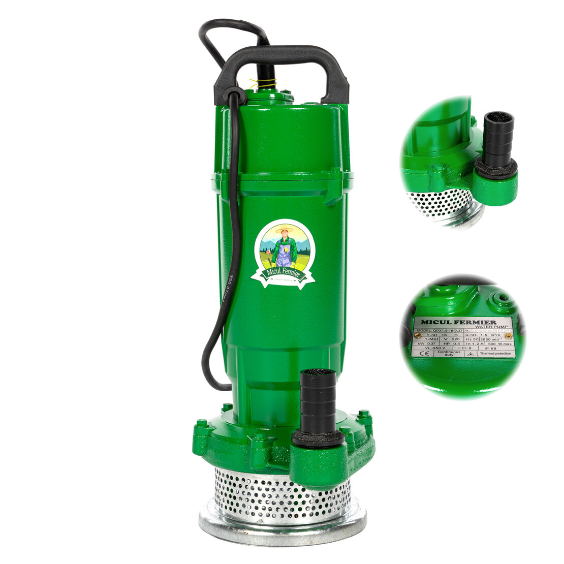 Pompa apa submersibila QDX-16M 0,37kW fara plutitor MF
