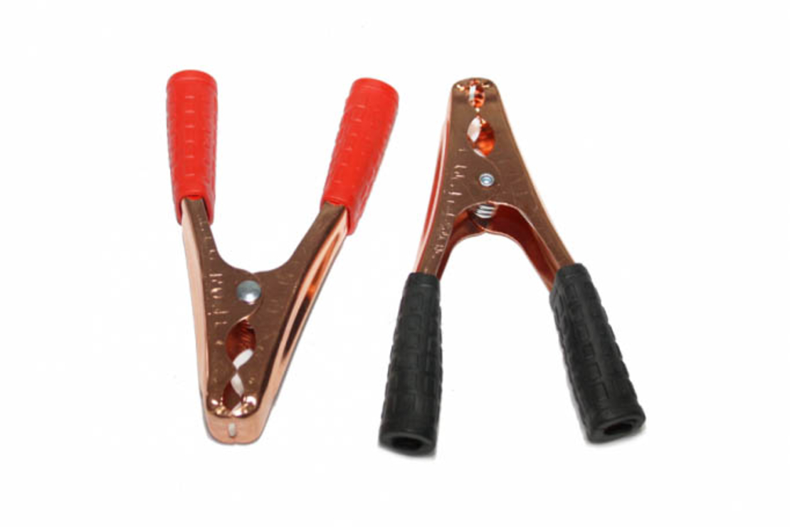 Set 2 cleme crocodil Micul Fermier 500A, cu izolatie