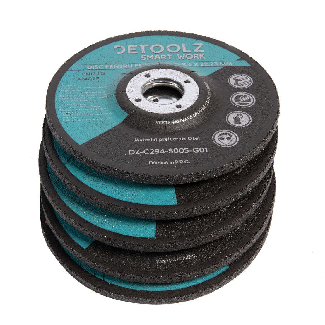 Set disc pentru polizat A125*6*22.2 mm (5 buc/set)