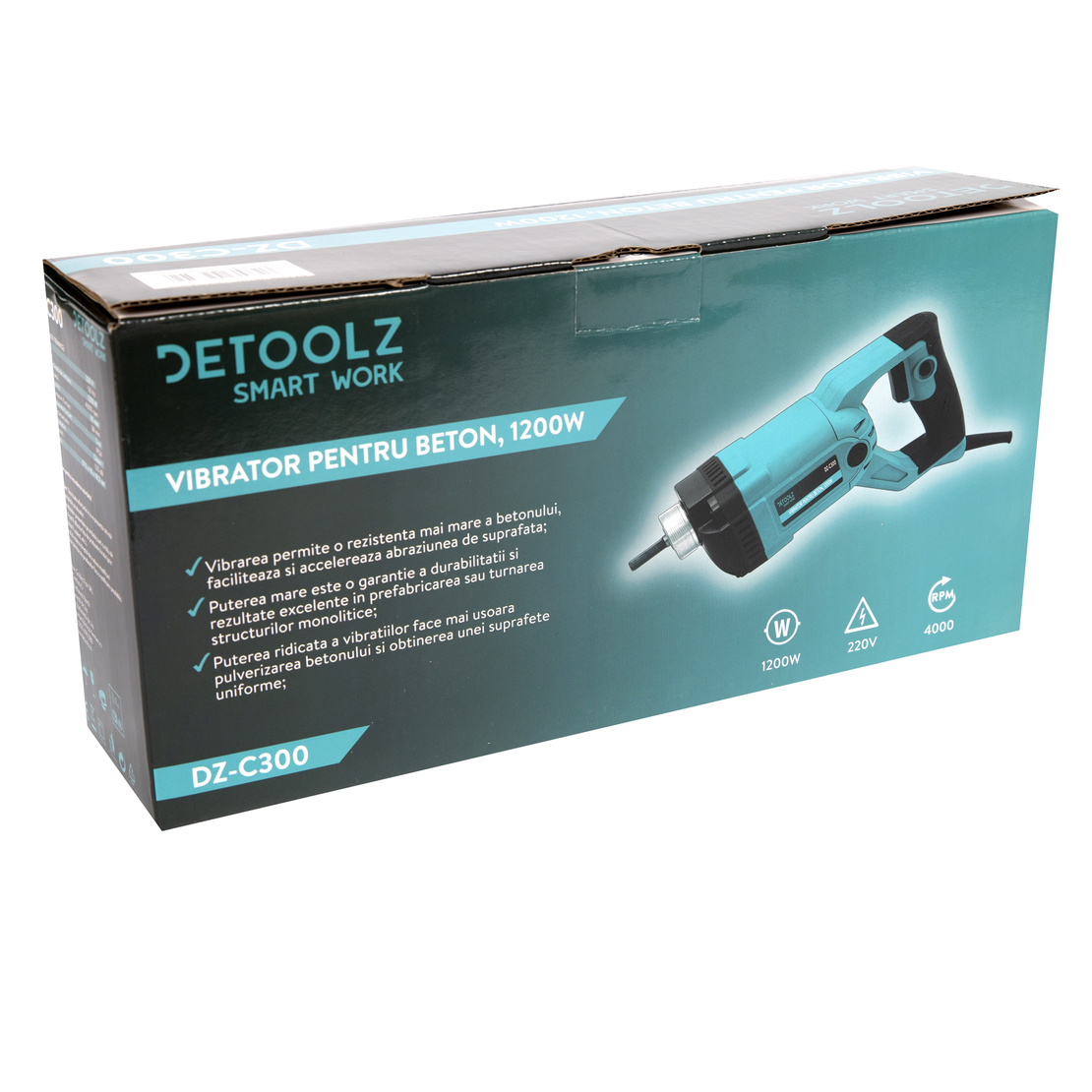 Vibrator pentru beton, 1200W
