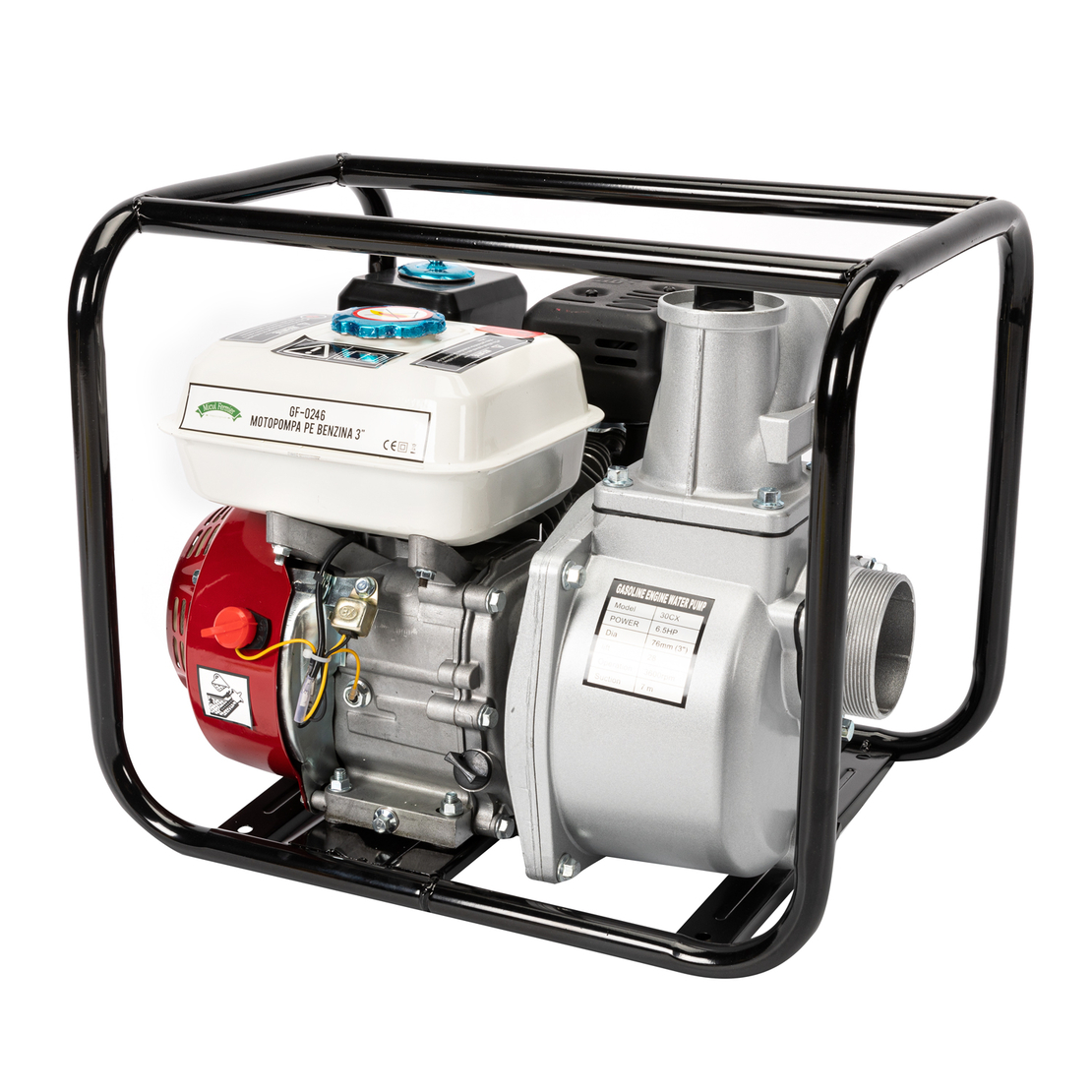 Motopompa Micul Fermier 6.5cp 196cc, benzina 4t, racord 3