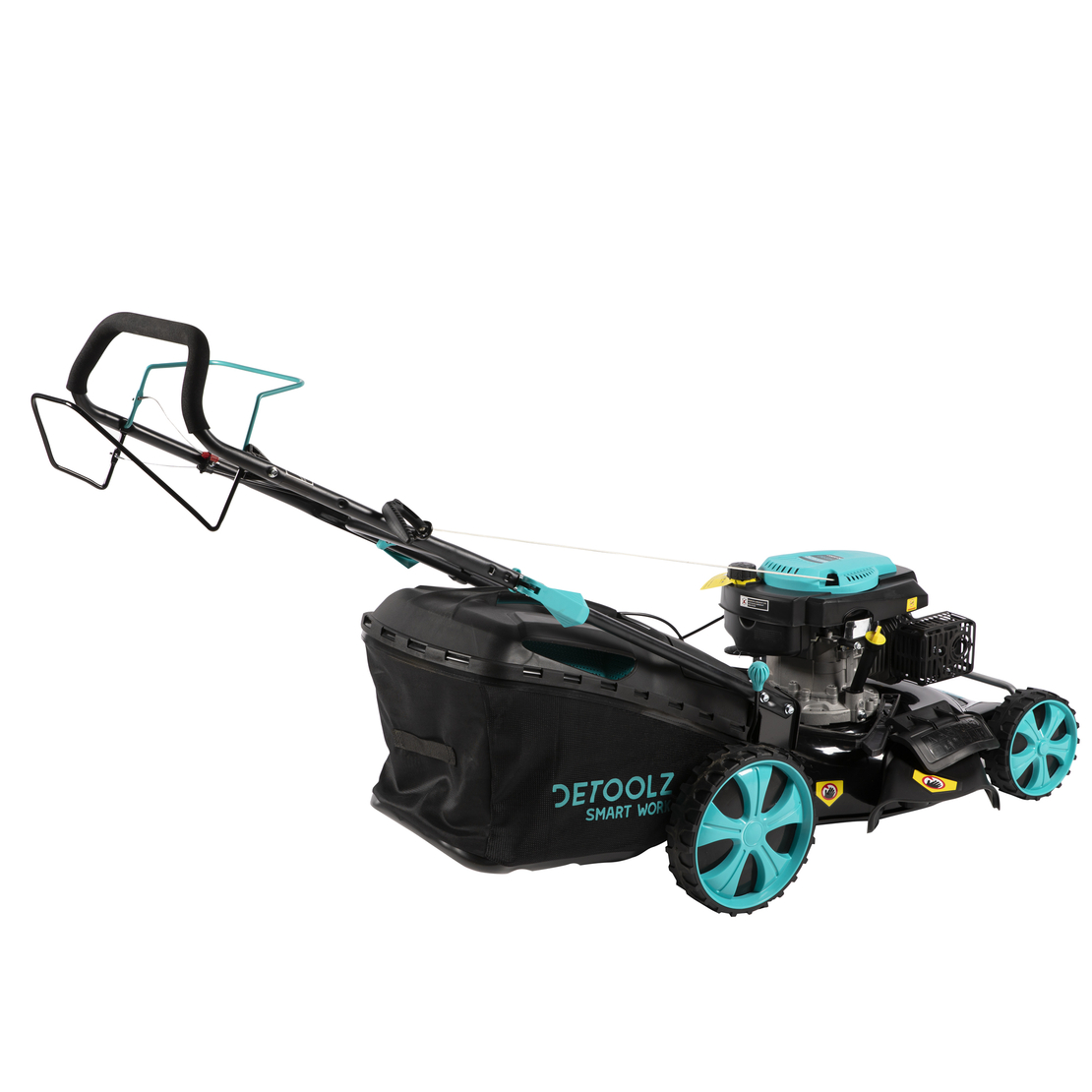 Masina de tuns gazon Detoolz, 5CP, 196CC, latime de taiere 53cm, colector 70L, propulsie automata
