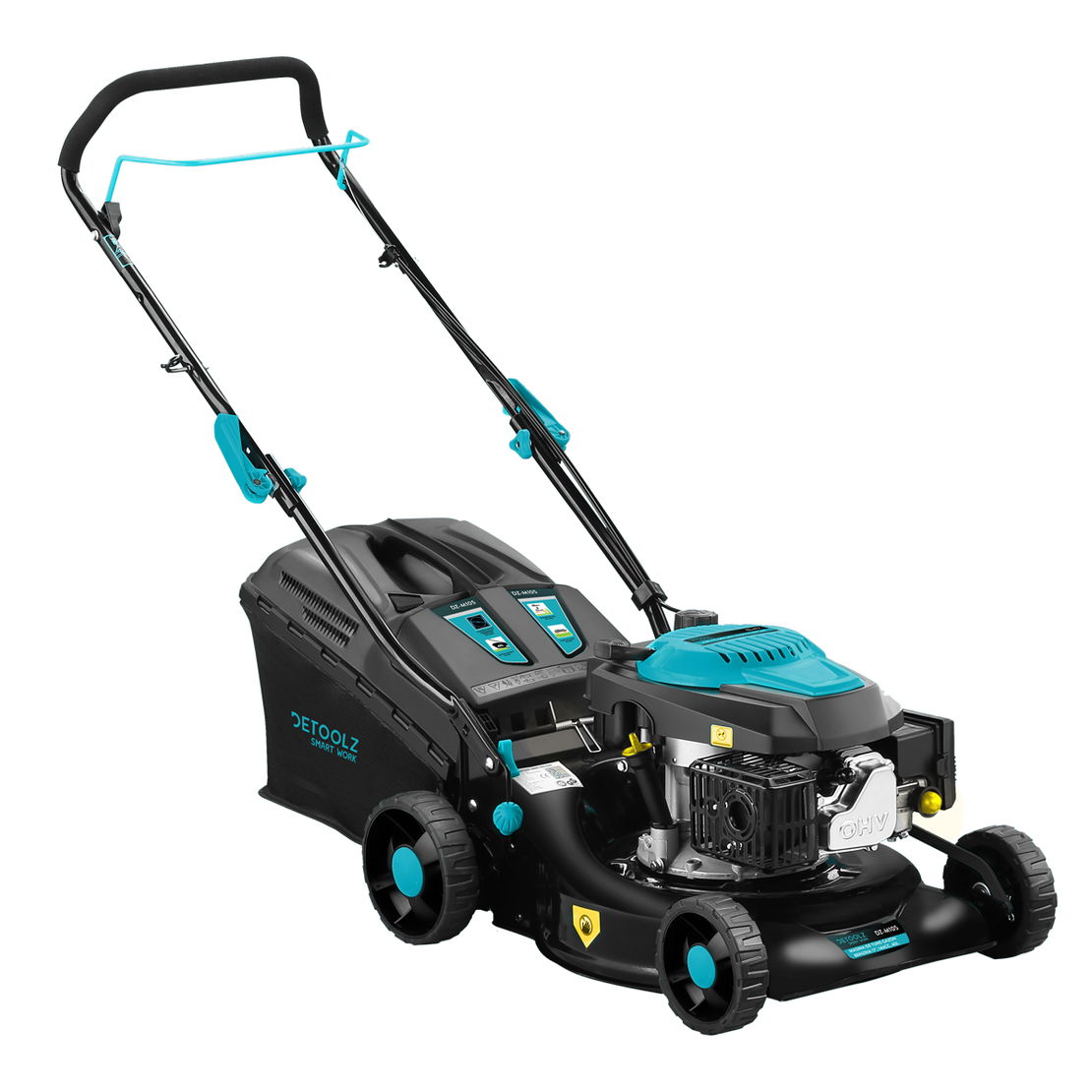 Masina de tuns gazon Detoolz, 3.5CP, 146CC, latime de taiere 43cm, colector 40L