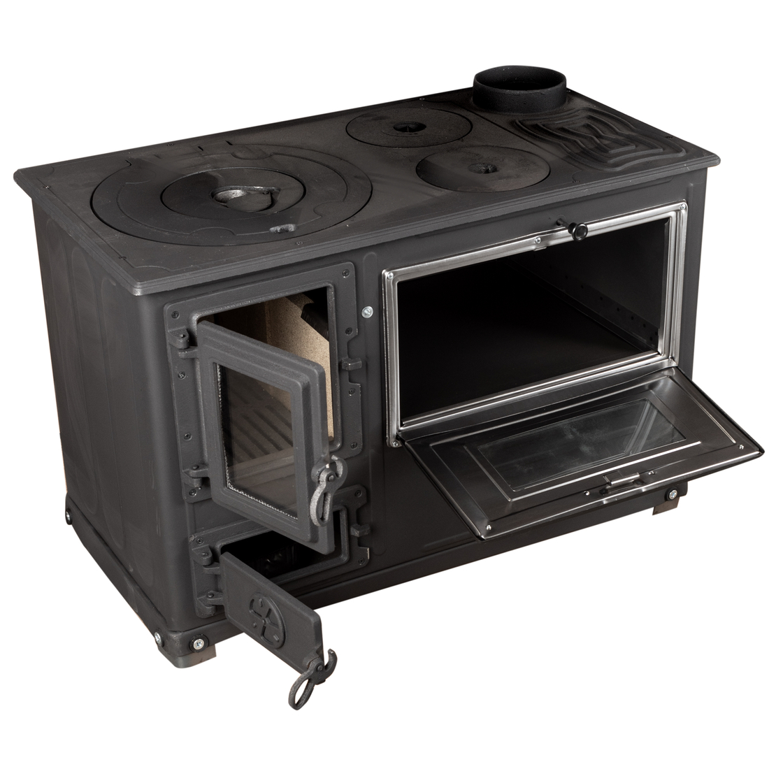 Soba pe lemne 6.7kW Fantazia Lux, cos dreapta