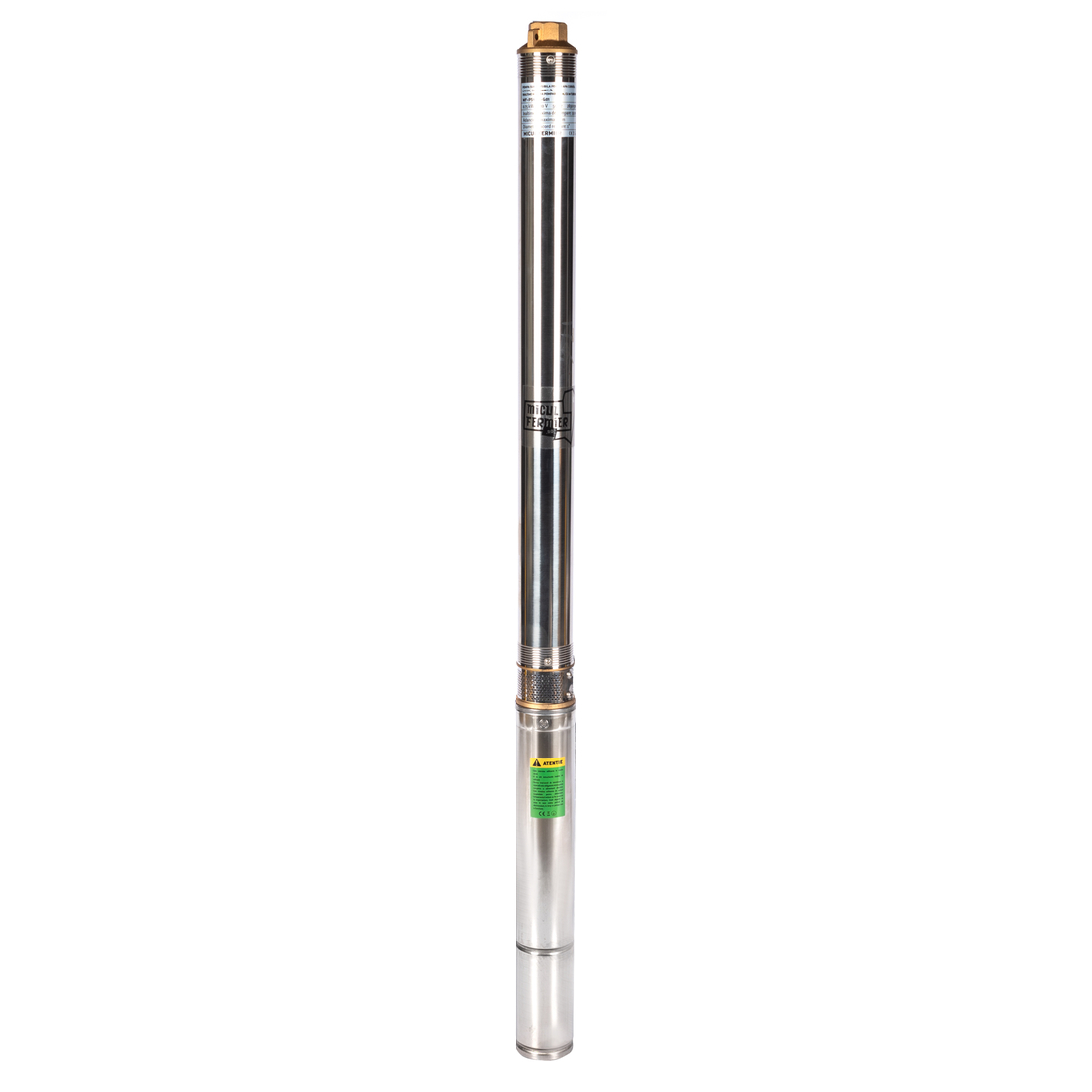 Pompa submersibila pentru apa curata Micul Fermier, 0.75KW, debit 3600l/h, inaltime maxima pompare 110m, 24 turbine