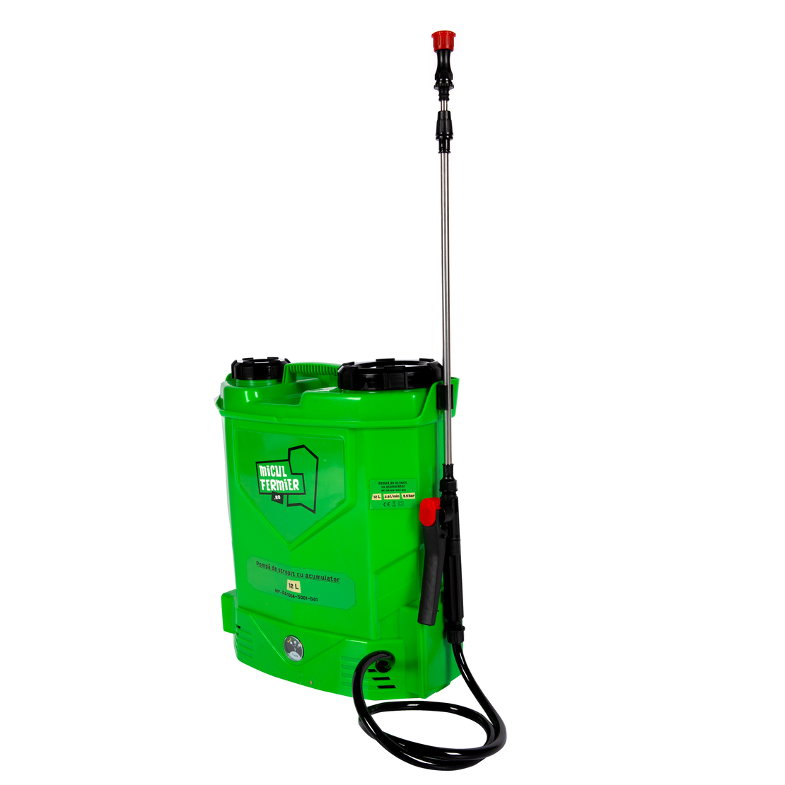 Pompa de stropit cu acumulator, Micul Fermier 12L